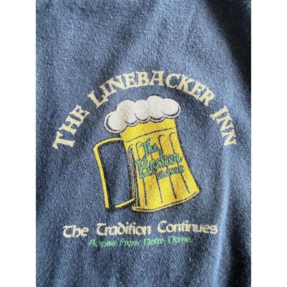 The Linebacker Inn T-shirt Men's Blue XL  The Tradition Continues - Picture 3 of 5